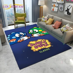 Cartoon Bubble Bobble Game Gamer Carpet Rug for Home Living Room Bedroom Sofa Doormat Decor,kid Play Area Rug Non-slip Floor Mat