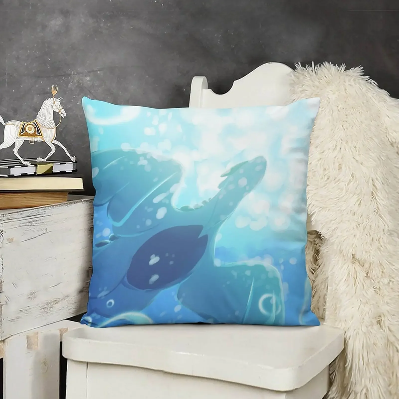 

Underwater Throw Pillow Elastic Cover For Sofa Cushion Cover For Sofa pillow