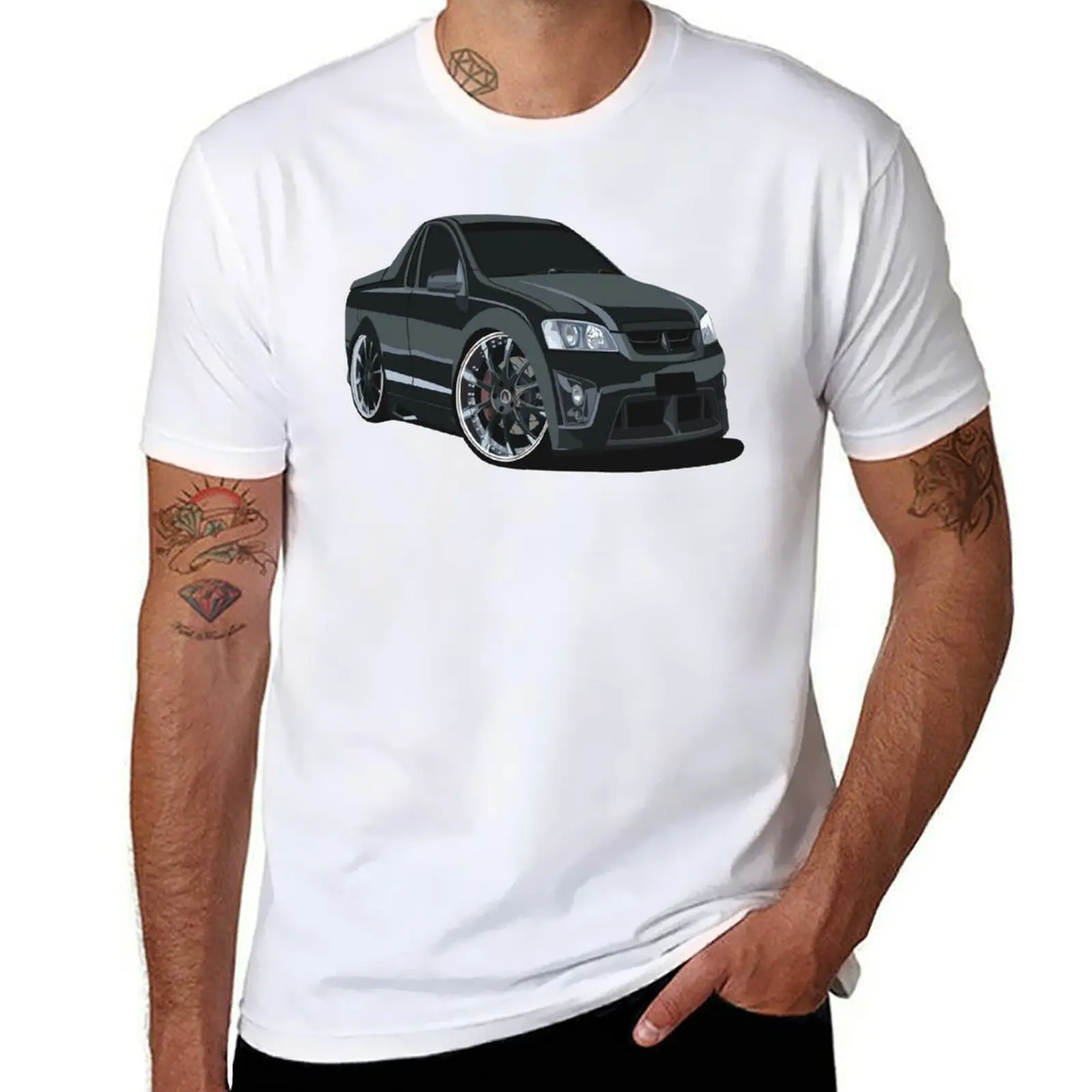 

HSV Maloo Cartoon T-Shirt t shirt custom print cotton tshirt 100% anime t shirts oversize T-shirt