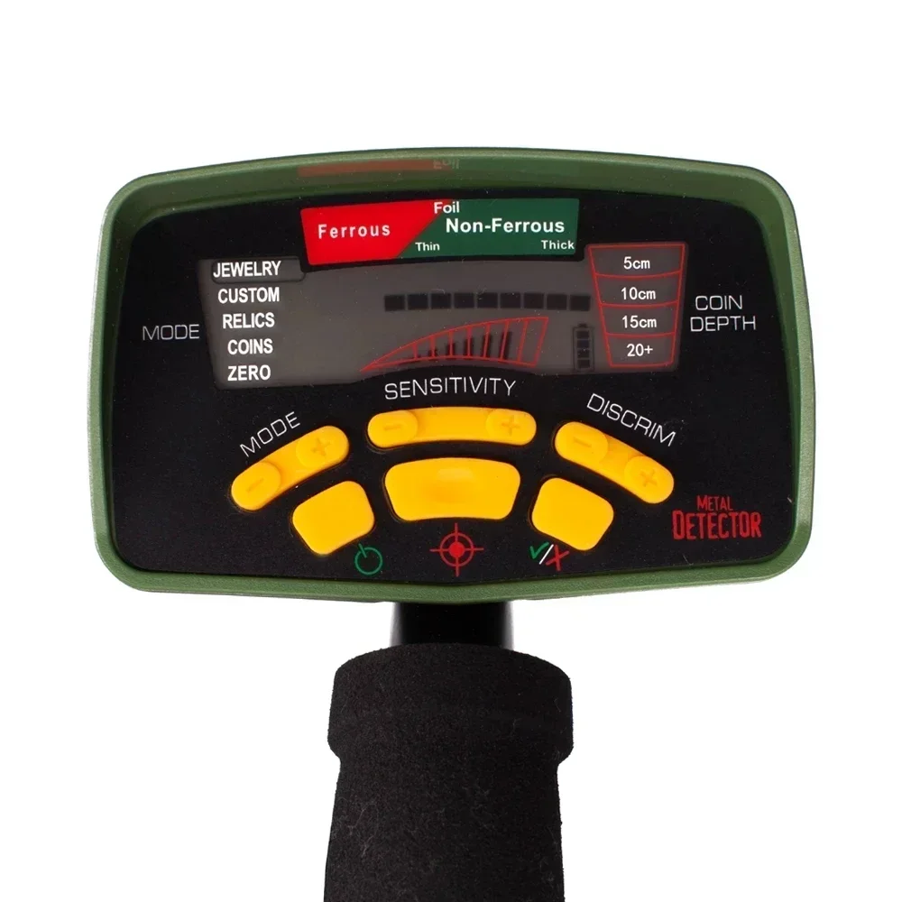 جهاز كشف المعادن بعمق 5 أمتار طويل المدى MD-6350 للكشف عن الذهب تحت الأرض