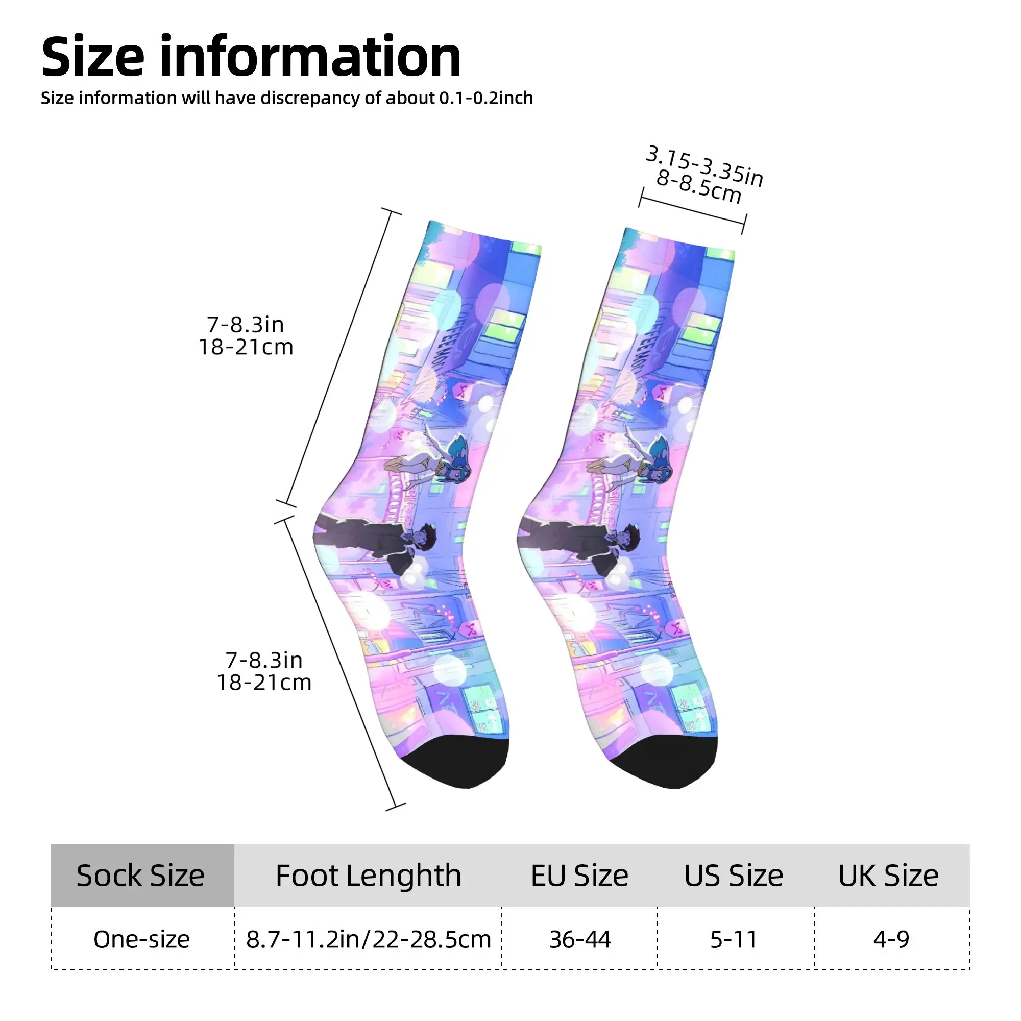 جوارب Goth Lum Urusei Yatsura جوارب مضحكة جوارب شتوية مضادة للانزلاق للنساء والرجال تصميم مريح جوارب تزلج #5