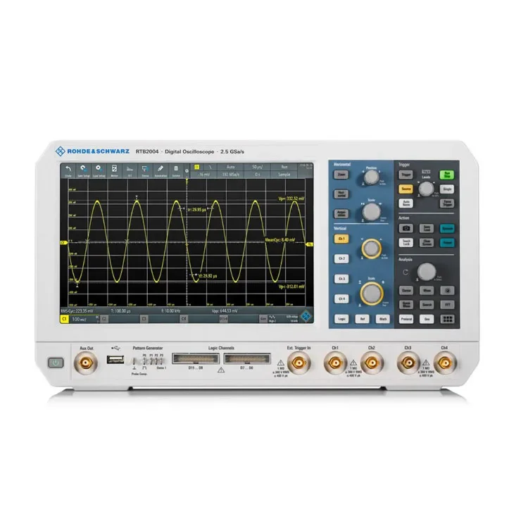 Rohde-Schwarz RTB2002 + RTB-B222 70 MHz 2 +16 Digital ChannelsTesting Oscilloscope Multimeter R&S