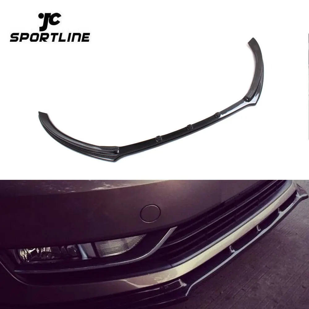 

Карбоновый передний сплиттер для Volkswagen VW Passat B7, спойлер на бампер