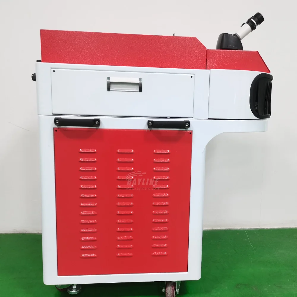 Vertical Jewelry Laser Welding Machine with CCD 200W for Jewelry Gold/Jewelry/Sliver/Jewellery/Rings YAG Laser Red Spot Welder