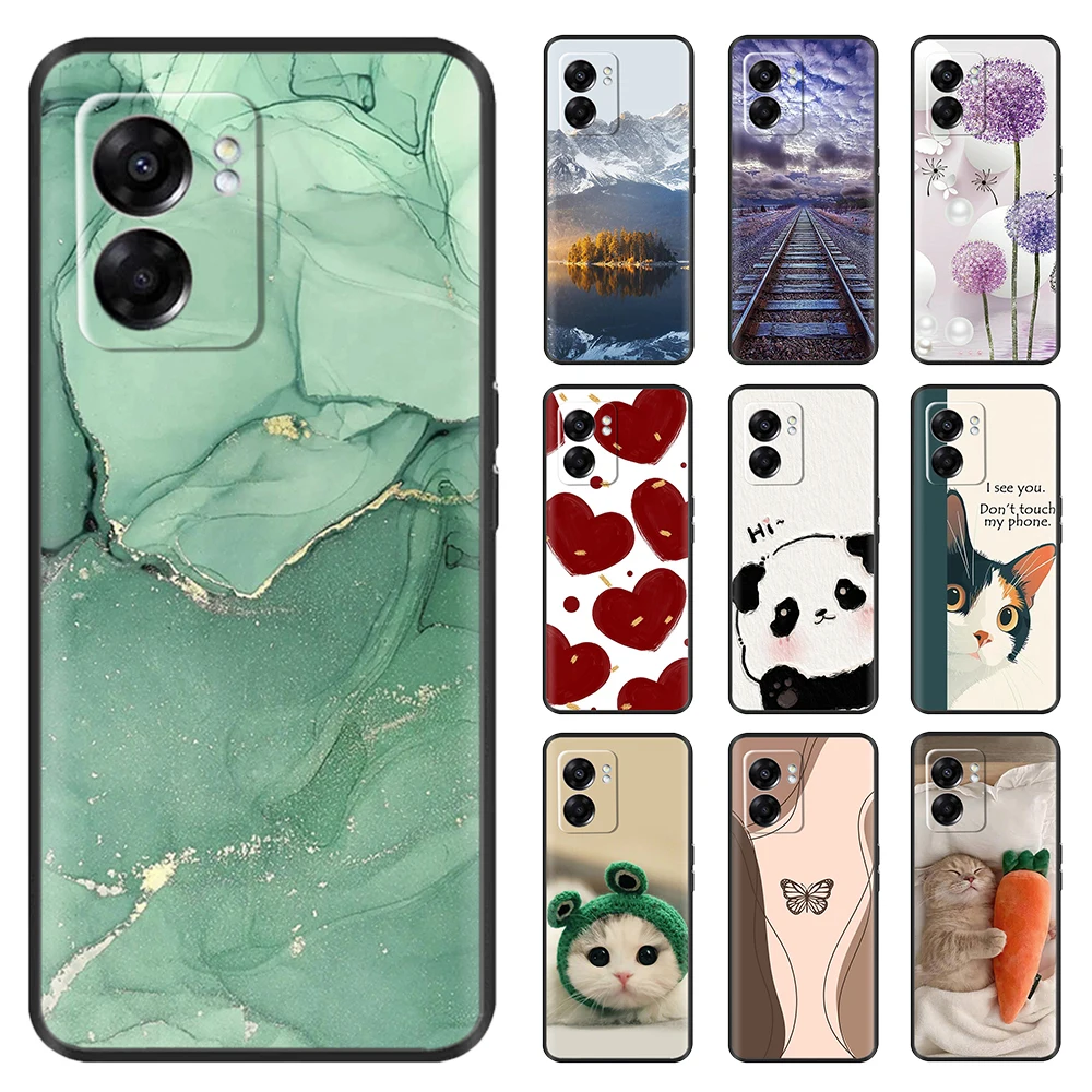 Funda a prueba de golpes para OnePlus Nord N300, funda trasera de silicona, fundas de teléfono para OnePlus Nord N300 N 300 CPH2389, parachoques suave de TPU