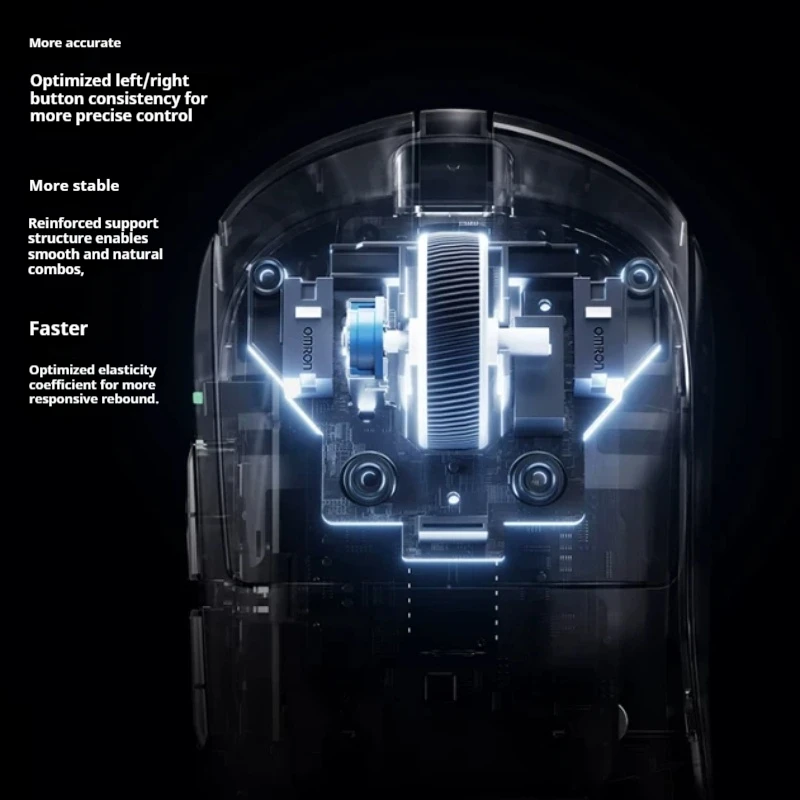 Mchose A7 V3 Ultra+ Wireless Mouse 3 Modes Bluetooth Lightweight 3955g Ideal for Gamers and Esports 2026 New Model Ergonomic