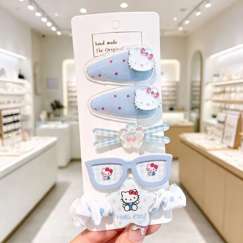 Hello Kitty Kuromi Hair Clip  Student-Style Hair Clip  New Style with Choppy Bangs  Side Clip  Cartoon Baby Hair Clip view 2