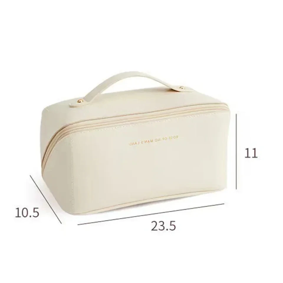 Cosmetic Organizer Bag Large Capacity Travel Toiletry Bag Cosmetic Bag Liner Premium Sense Portable Cosmetic Organizer Bag