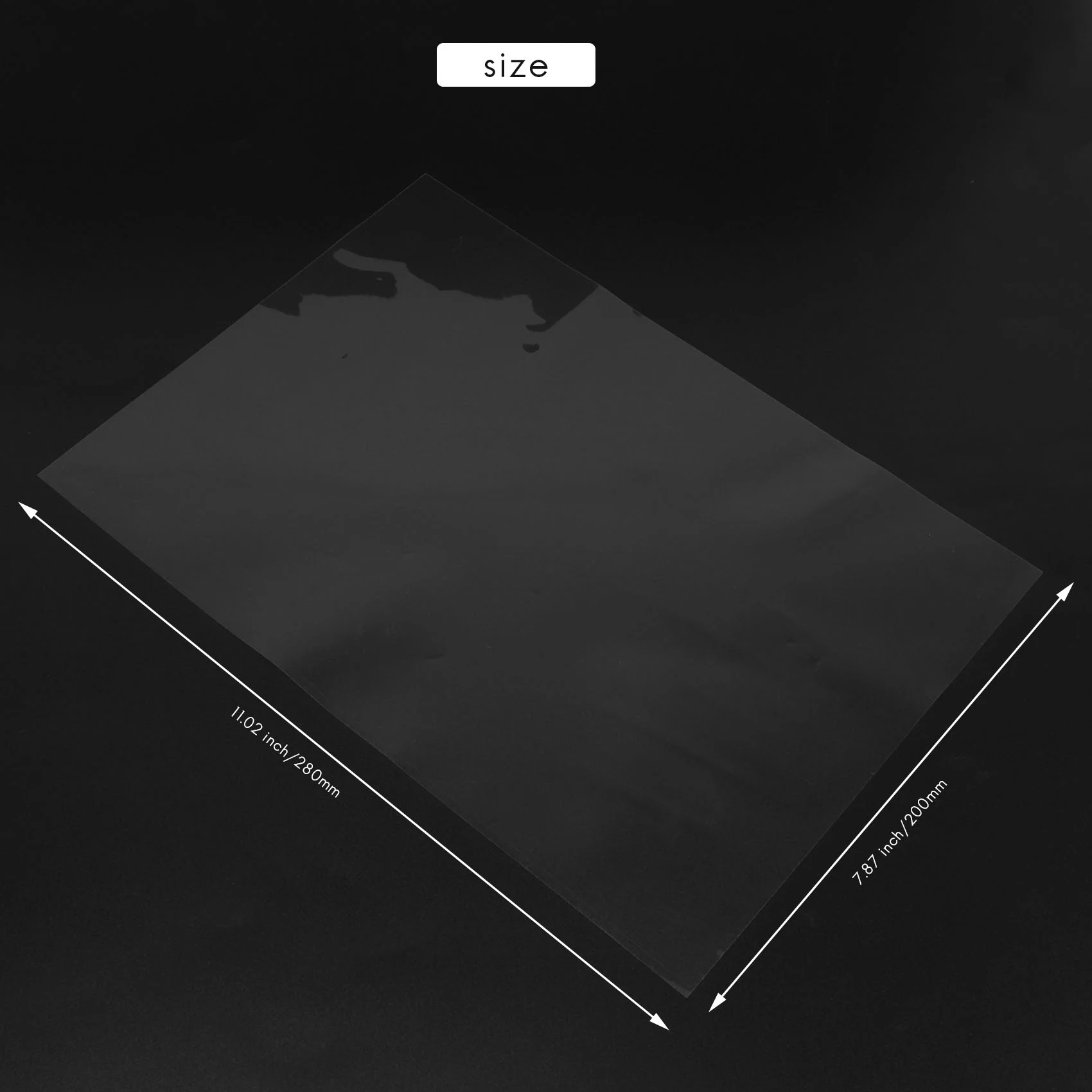 

AY14 - 10 листов FEP-пленки для 3D-принтера Photon, 0,1 мм, 280 мм x 200 мм, для запчастей и аксессуаров 3D-принтеров
