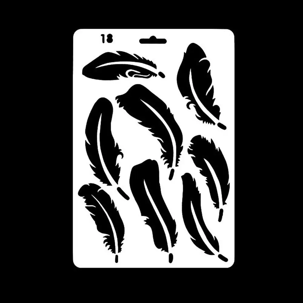 

Reusable Face Paint Templates Hand Painting Hollowed DIY Body Art Paint Stencils Decorative Easily Use Tattoos Makeup Tools