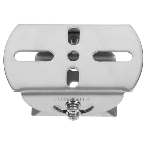 1pc Security Camera Mount 360 Degree Swivel Adjustable Stainless Steel Duckbill Gimbal Stand Durable Monitor Bracket Corrosion