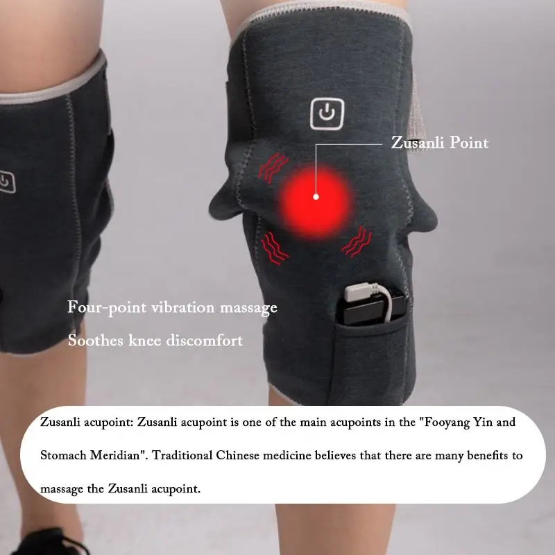 Electric Knee Massage Heated Physiotherapy Arthritis Infrared Rehabilitation Leg Pad Relieve Pain Rheumatic Relief Knee massage