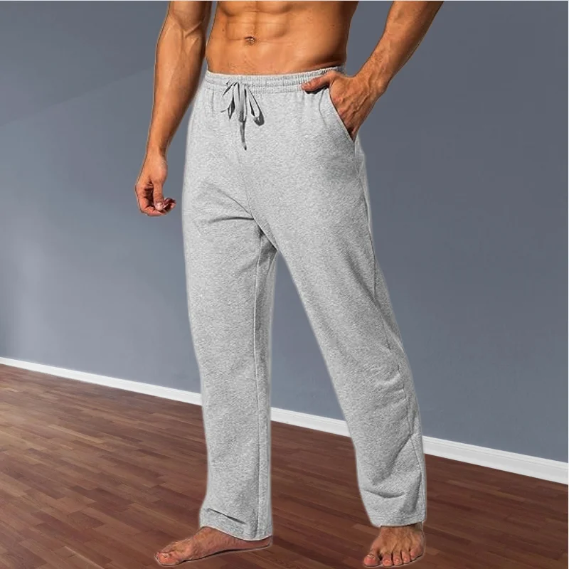 Pantaloni sportivi da uomo Pantaloni da corsa da palestra da basket da uomo Pantaloni casual larghi e traspiranti ad asciugatura rapida Pantaloni dritti da jogging da uomo