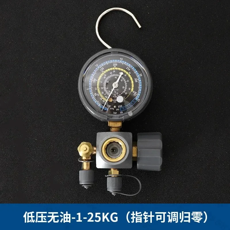 R22 R32 Oil‑Filled Refrigerant Charging Gauge Air Conditioning Repair Gauge