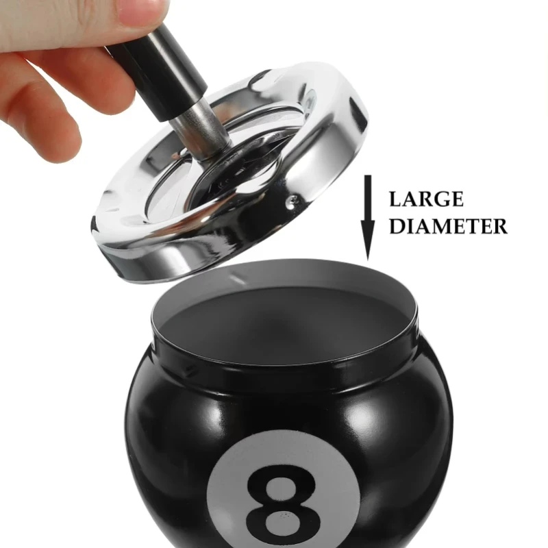 A Creative Billiard Table Ashtray With A Lid That Can Prevent Cigarette Smoke From Spreading, A Decoration For The Billiard