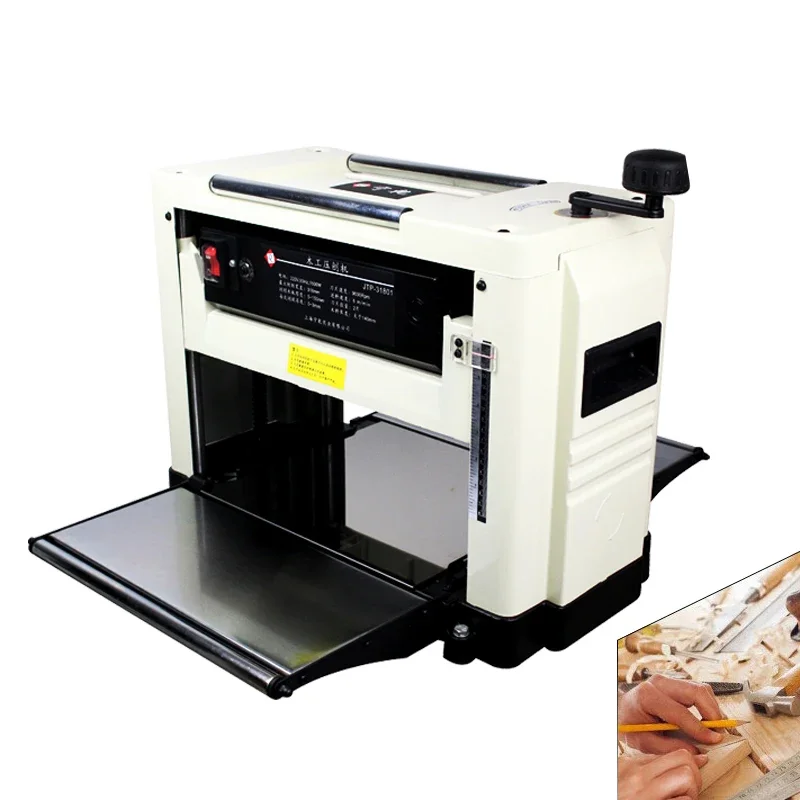 

Desktop Press Planer Multi-purpose Single Surface Light Planer Woodworking Machinery Thicknesser 220V Wood Planer