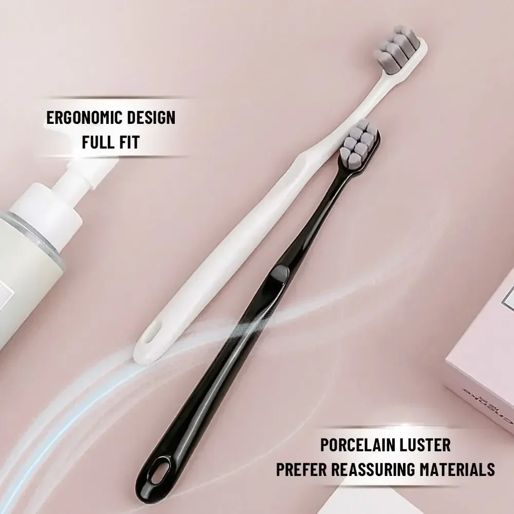 

Ultra-fine Wave Plush Toothbrush, 8-Hole Massage Gum, Sensitive Adult Toothbrush, Oral Care Supplies