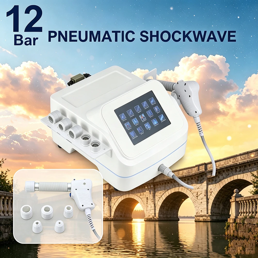 Pneumatic Shockwave Therapy Machine For Man Erectile Dysfunction Cervical Pain Relieve Physiotherapy Shock Wave Body Massager