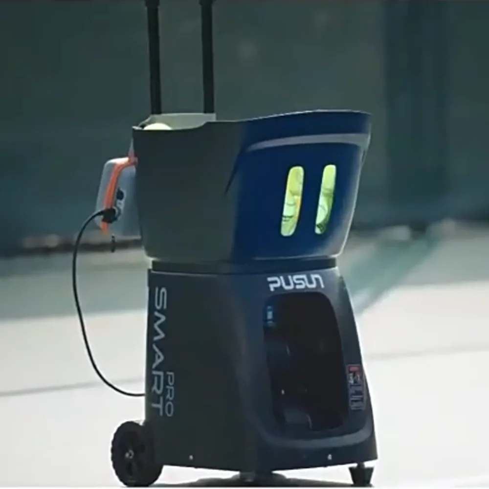 

PT-Smart Pro Tennis Ball Machine for Professional Training, Large Capacity, App&Remote Adjust Speed/Freq/Angle, DIY Train
