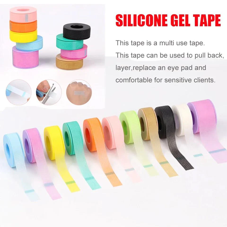 Silicone Gel Tape Multi-purpose Non-woven Breathable Eye Pad Patch Suitable For Eyelash Extension And Sensitive Skin Makeup Tool