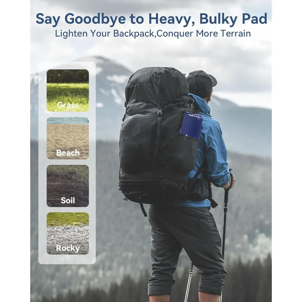 خيمة تخييم عائلية مدمجة مع أبواب بسحاب، 5 أقدام × 3 أقدام × 36 بوصة، مثالية لمغامرات الشباب #5