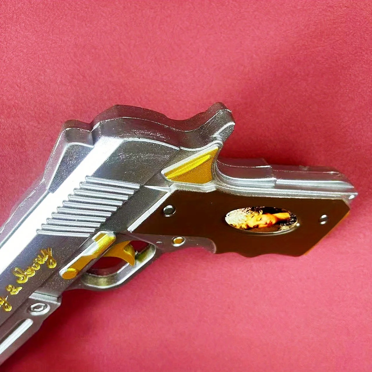 PU Dante Pistol DMC Devil May Cry 4 Anime Ebony Ivory Gun Cosplay Costume Gun Real Size Japanese Katana Samurai Sabre Toy Gift