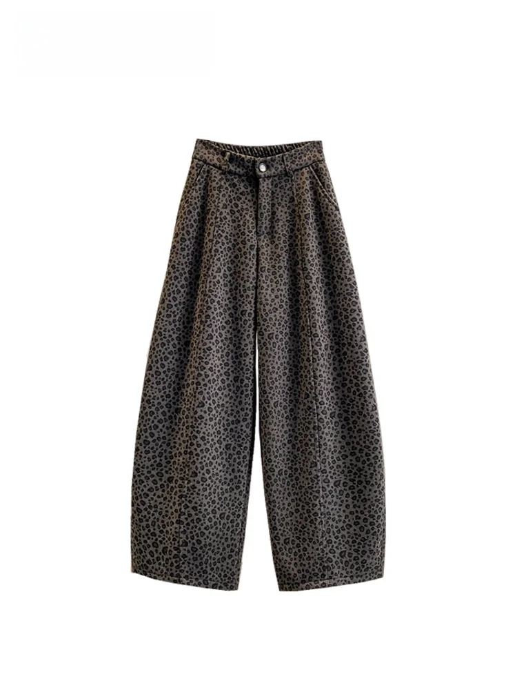 

Женские брюки с высокой талией, свободного кроя, больших размеров, для фигуры типа «груша», утягивающие, универсальные, Cara CLUB, большие размеры, брюки-«ножи» для весны