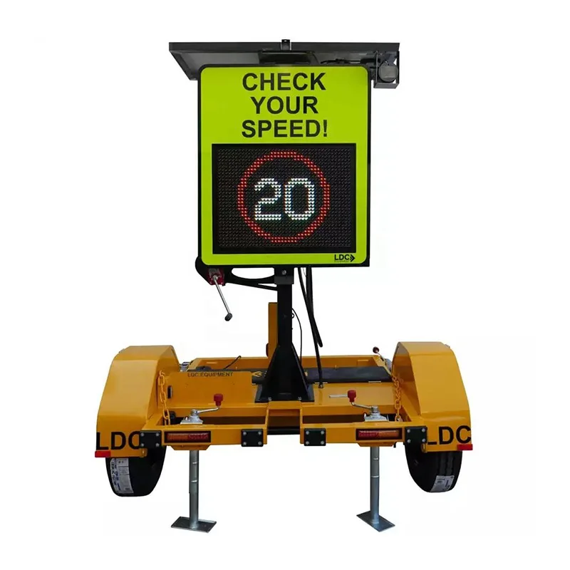 Aluminum shell solar speedometer, radar induction mobile speedometer, real-time display of the speedometer plate
