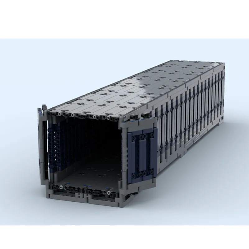 

MOC-49900 Гигантский зарубежный контейнер, модель строительного блока, 2009, детали MOC, креативный детский строительный блок на день рождения для мальчиков, игрушка в подарок