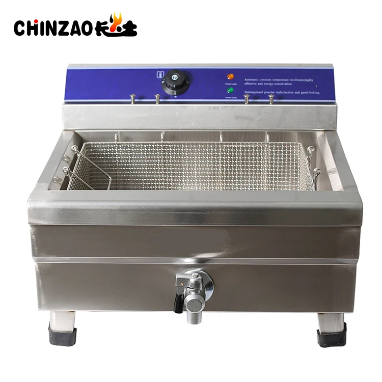 Industrial Potato Chips deep fryer electric deep fryer commercial fryer with drain tap