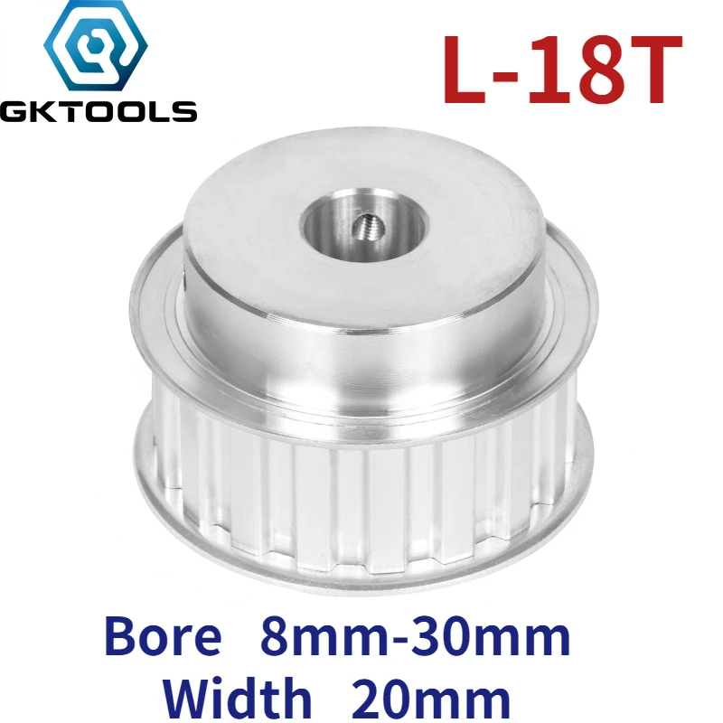 BF Type 18 Teeth L Timing Pulley Hole 8/10/12/12.7/14/15/16/17/18/19/20/22/24/25/28/30mm For Width 20mm