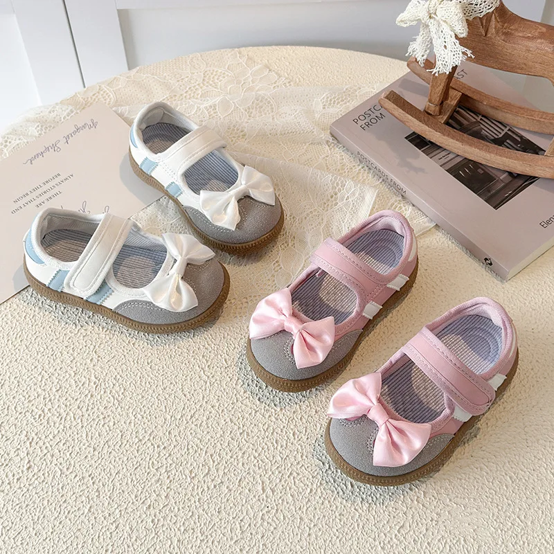 2026 Children Casual Shoes for Girls Spring Autumn New Fashion Korean Style Soft Bottom Anti-slippery Versatile Catwalk Shoes