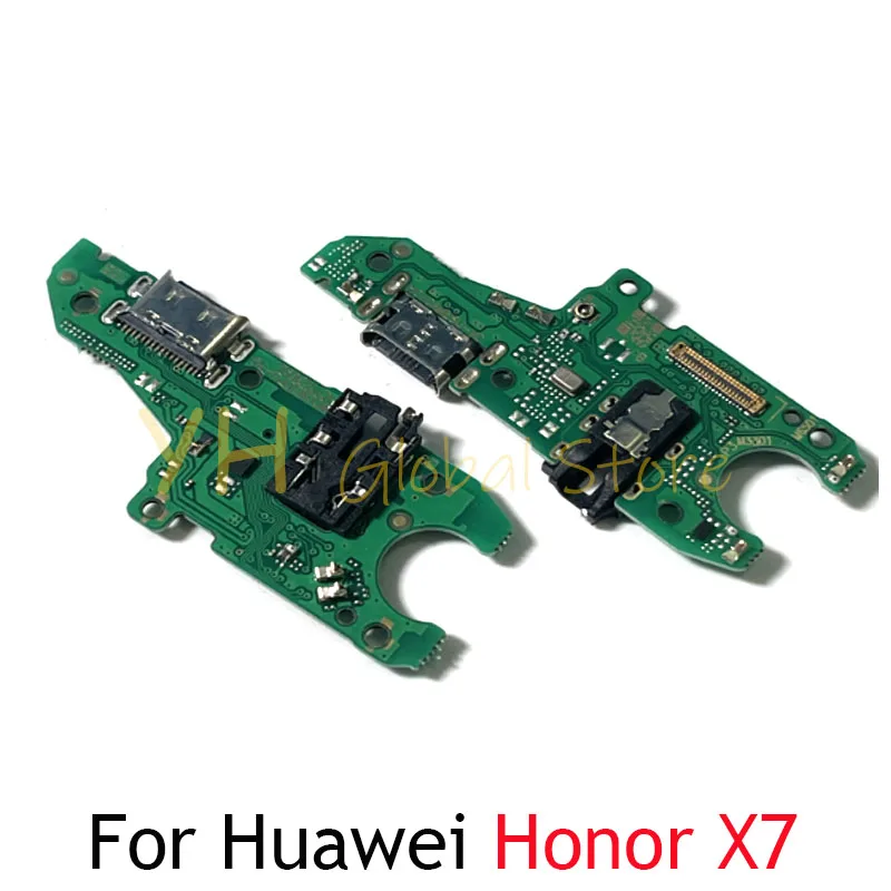 For Huawei Honor X7 X6 X5 2023 USB Charging Board Dock Port Flex Cable Repair Parts