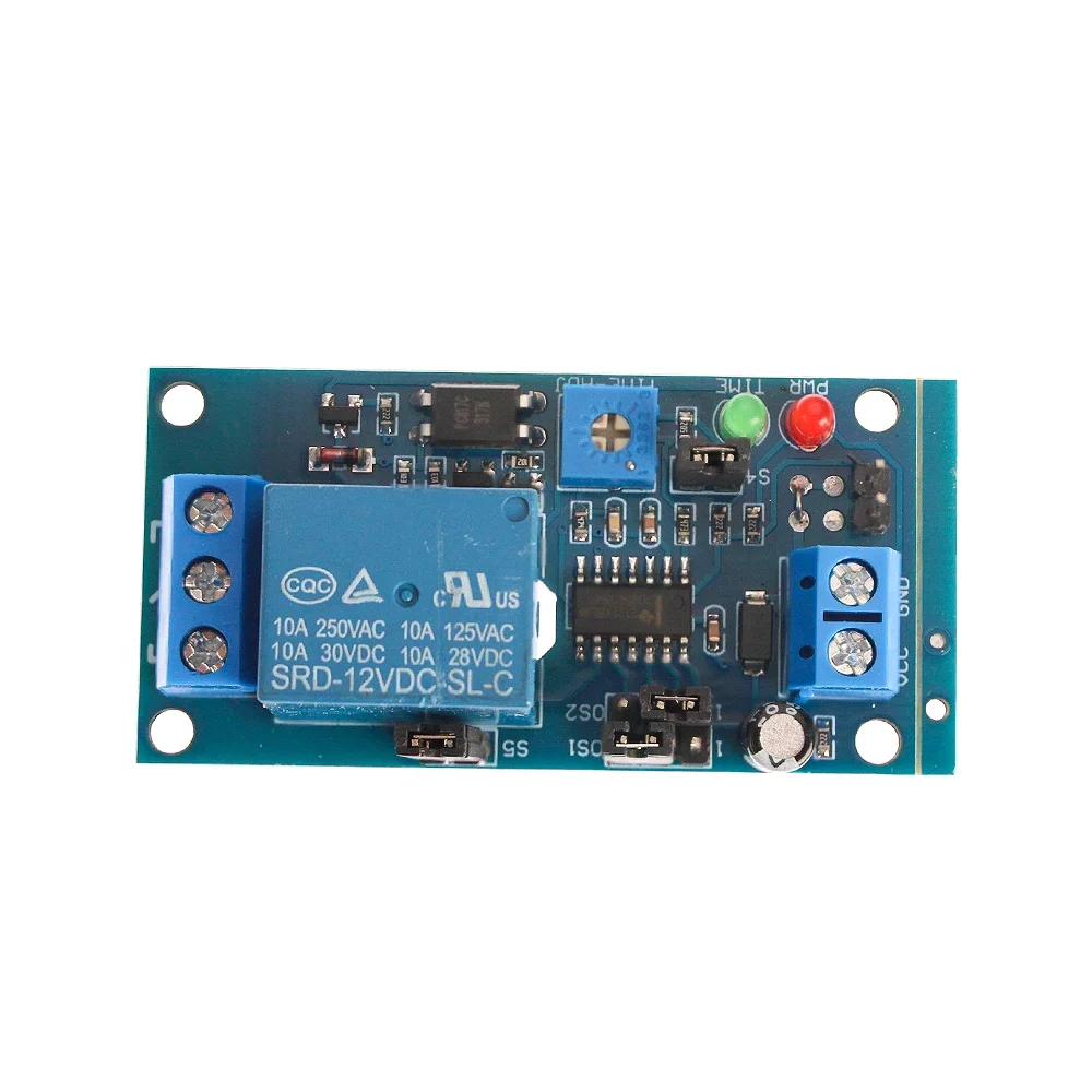 DC 12V 5V Time Delay Relay Module Delay Turn On / Delay Turn Off Relay Switch Module With Timer DC 12 V Volt Timing Relays Board