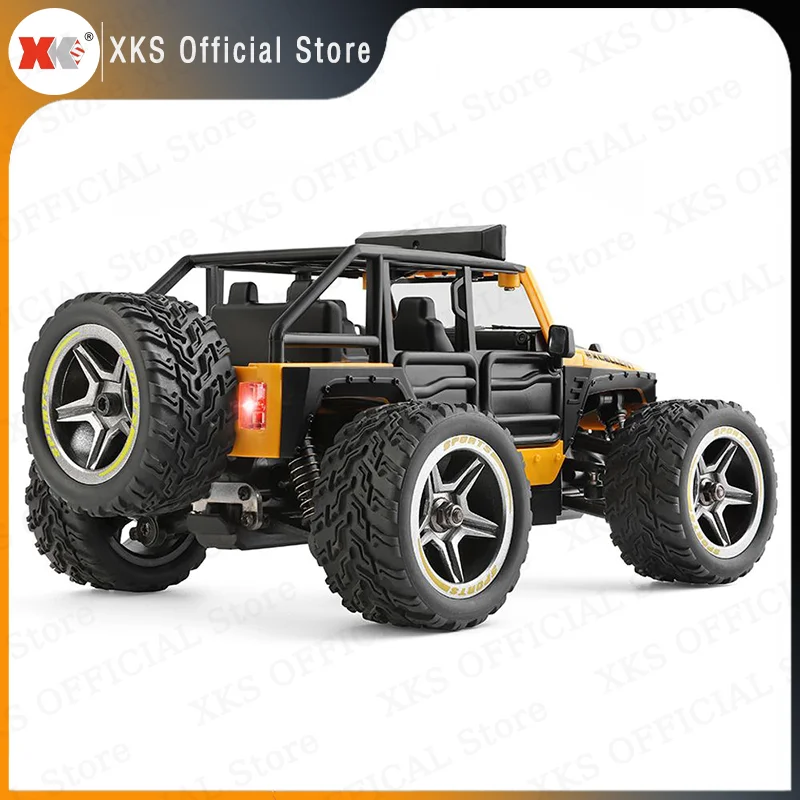 Wltoys XKS 22201 RC Car 1/22 2WD modele pojazdów Propotional 2.4G sterowanie Withe W/Light Off-Road Climb zdalnie sterowana ciężarówka zabawka dla