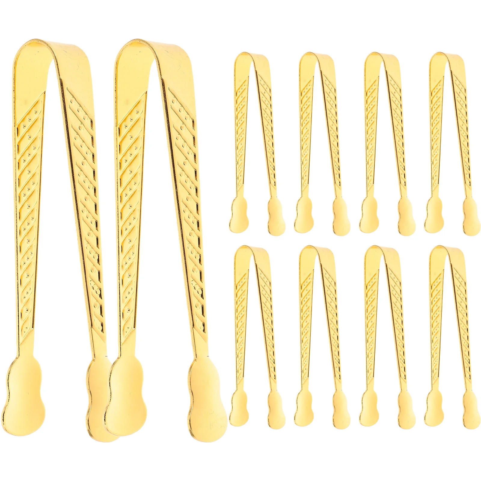 

10Pcs Charcoal Tongs Iron Incense Coal Clips Metal Burner Tools Vintage Safe Charcoal Handling Essential Accessories for Bakhoor