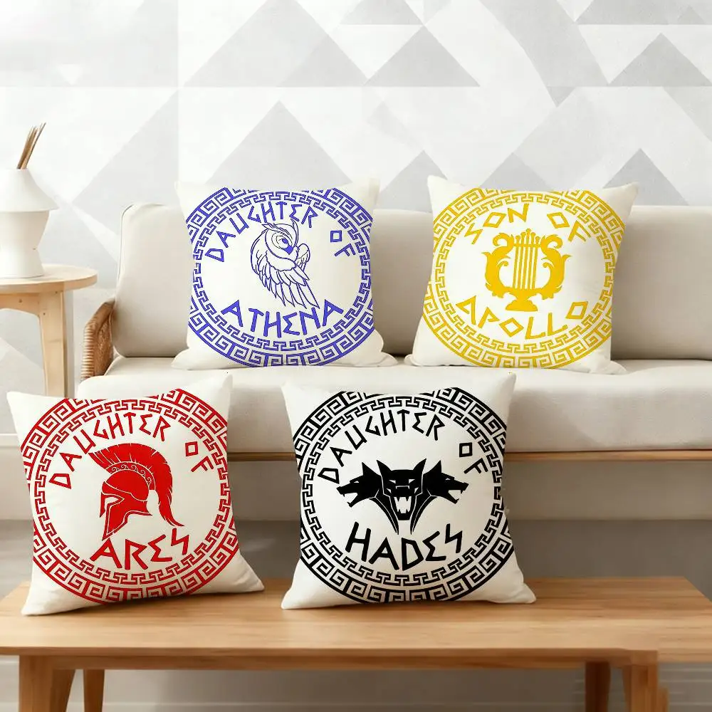 

Son Daughter of Poseidon Greek Pillow Case for Sofa Living Room Home office Decor Protective Cover