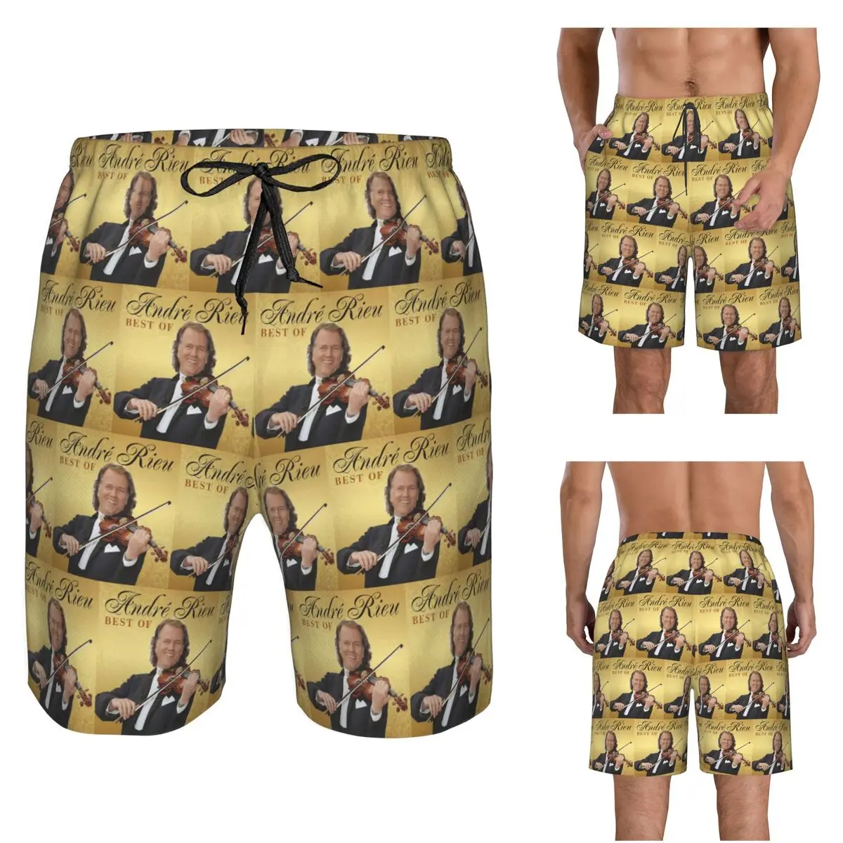 Andre Rieu Best Of Andre Rieu Trunks Beach Board Shorts Casual Quick Dry Swim Summer Men Pants