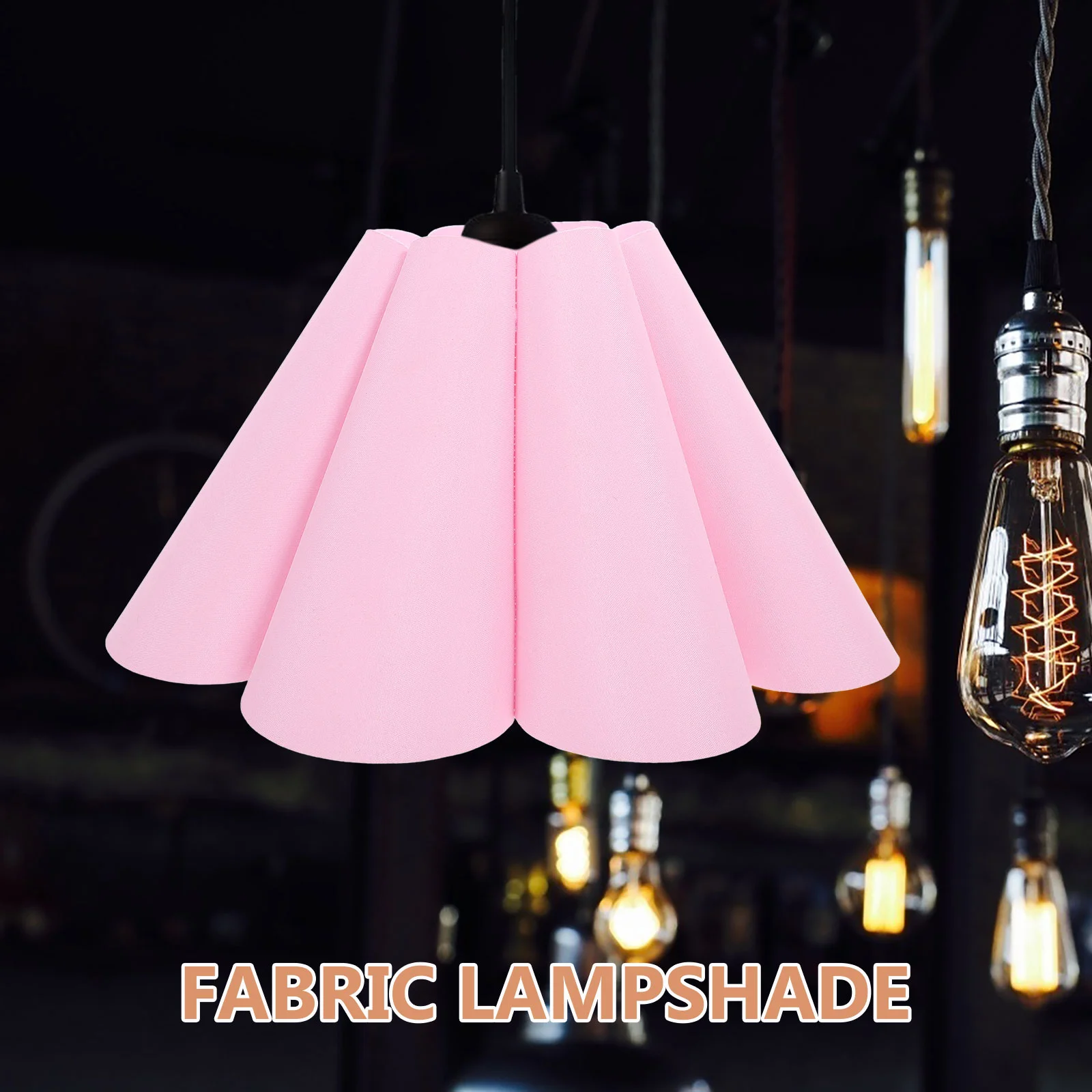 ดอกไม้ Light Shade ผ้าตกแต่งห้องนอนโคมไฟตกแต่ง Shades สําหรับโคมไฟตั้งโต๊ะอุปกรณ์เสริมเพดานดอกไม้