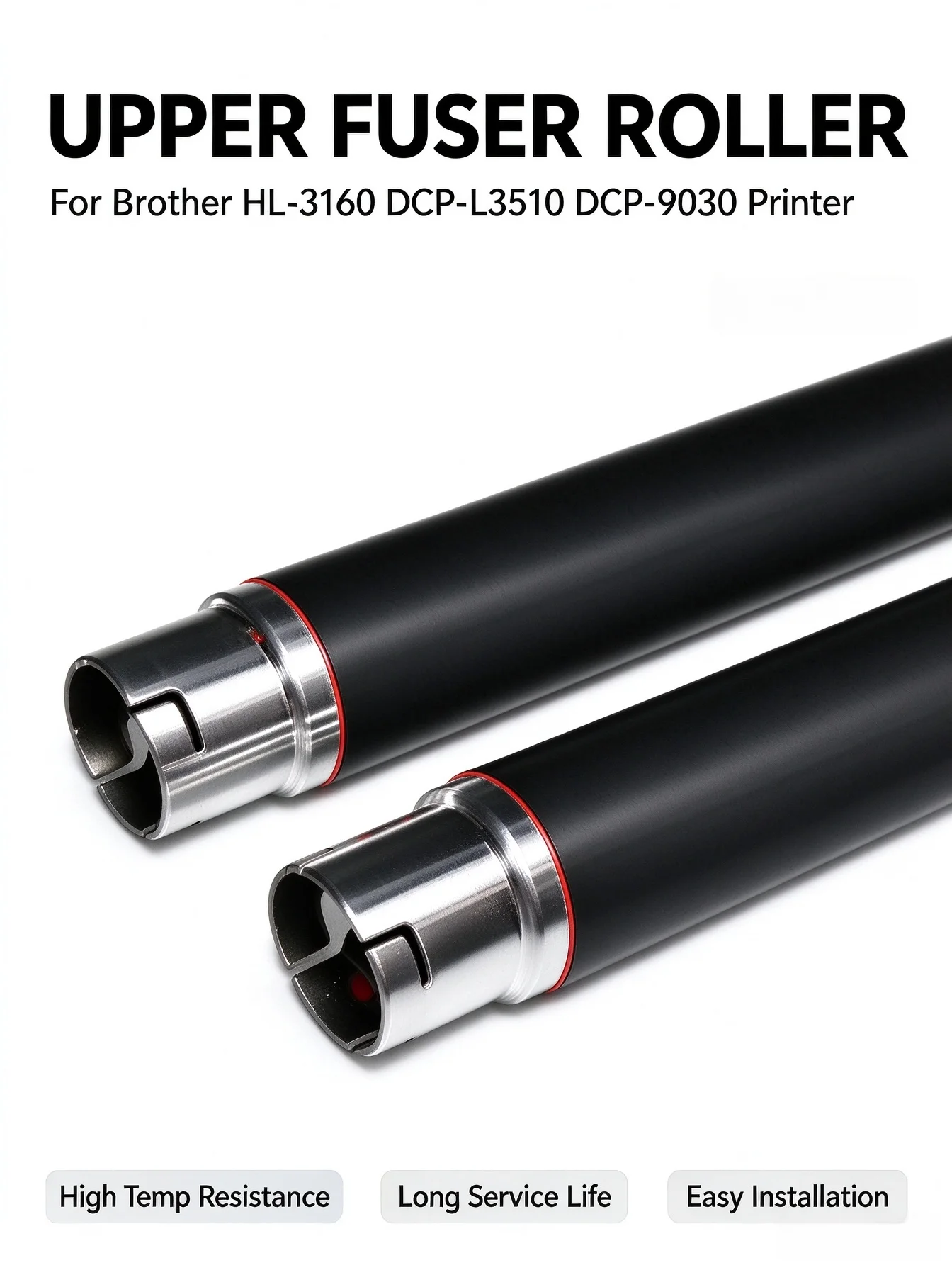 Heater Roller For Brother DCP-L3510 DCP-L3550 DCP-L3551 Printer,HL-3160 HL-3190 HL 3160 3190 3551 Upper Fuser Roller Accessories