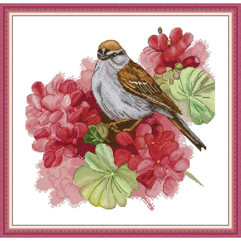 

NKF 11/14CT Starter Embroidery Painting Cross Stitch Kits DMC Printed Canvas DIY Handmade Home Decoration