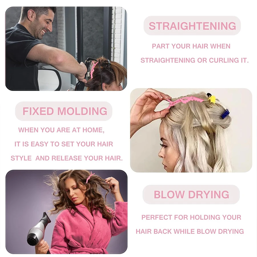 مجموعة تصفيف الشعر مكونة من 11 قطعة: زجاجة رذاذ الماء، فرشاة شعر مجوفة، فرشاة شامبو، مشط ذيل الفئران، مشط شعر ذو أسنان واسعة #4