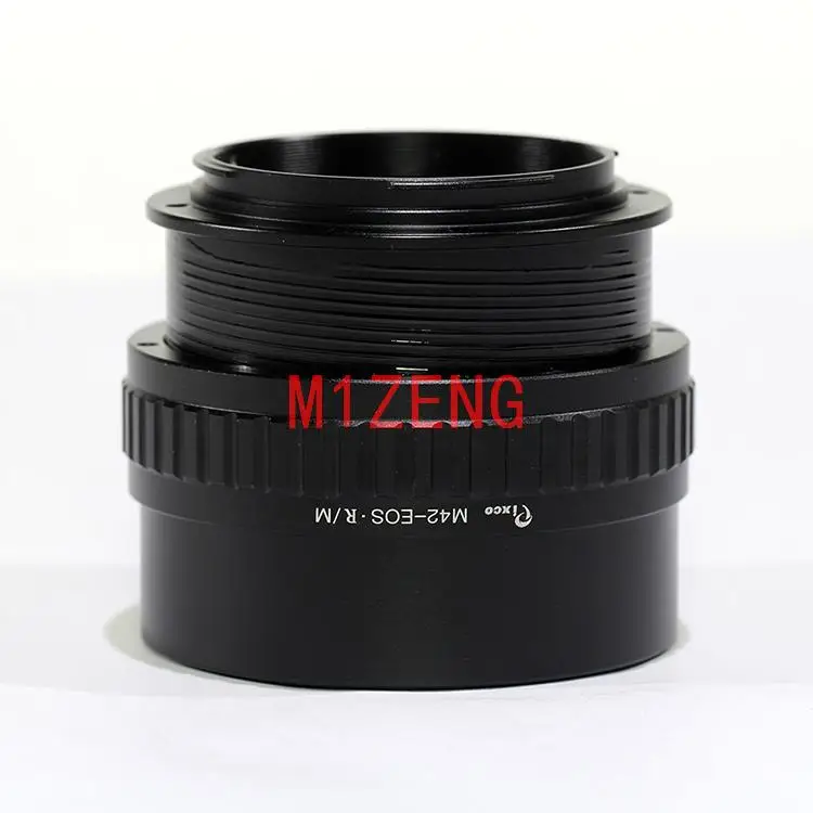 M42-EOSR macro Scherpstellen Helicoid Adapter Ring buis voor M42 42mm Lens naar canon RF mount eosr R3 R5 R6 R7 R10 RP camera