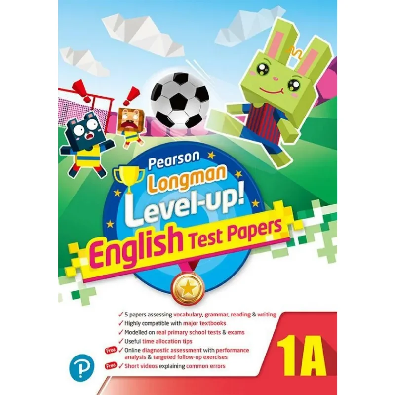 

PEARSON LONGMAN LEVEL UP ENGLISH TEST PAPERS 1A Pearson Pearson Education 9789888737215 Book