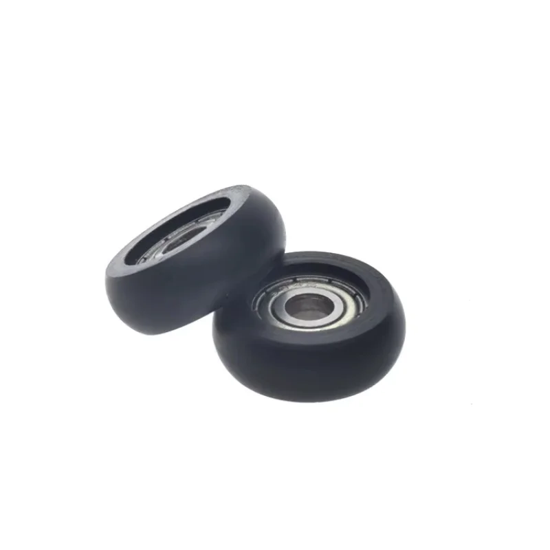 10Pcs with screws Plastic coated spherical bearings pulleys 3D printers doors windows drawers display cabinets rollers 4x16x6mm - view 6