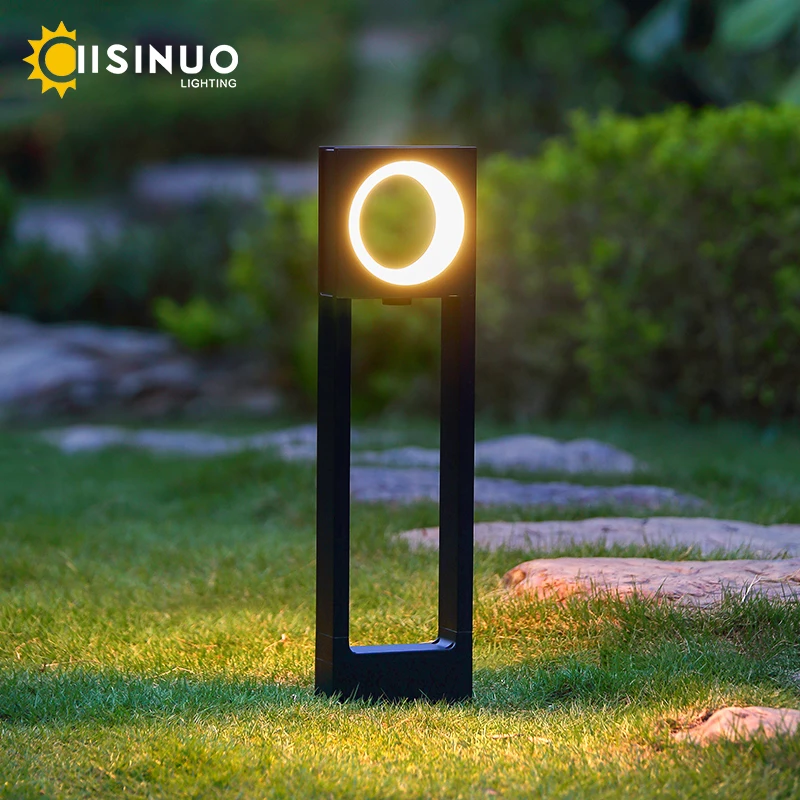 impermeavel aluminio led cuboid iluminacao path iluminacao paisagem ao ar livre garagem gramado patio jardim quintal 12w 236 60 centimetros 01