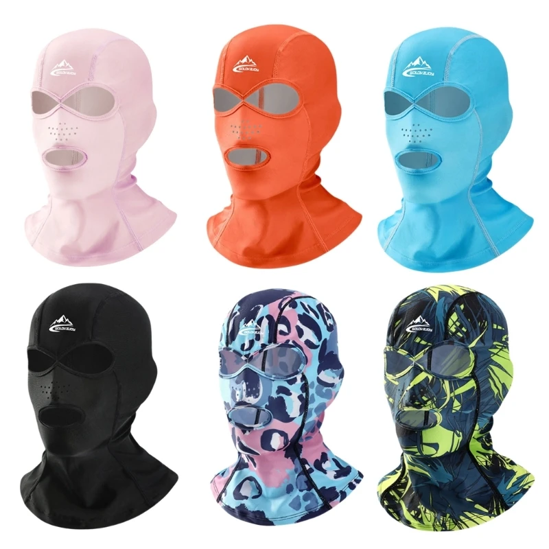 652F Lightweight Snorkel Mask Integrated Hat Full Head Suitable For Water Games