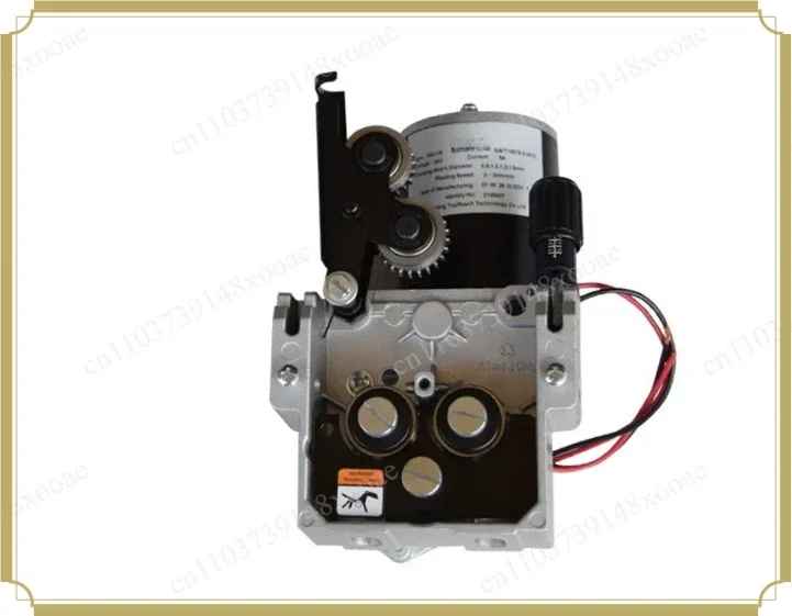Vertical Dual Drive Welding Wire Feeder SSJ-15, 24V 5A Motor Assembly for Gas Shielded Welding 2~24m/min