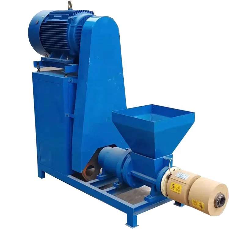 Cheap Coconut Shell Charcoal Briquette Forming Machine Sawdust Rod Making Equipment Potato Grass Briquette Extruding Machine