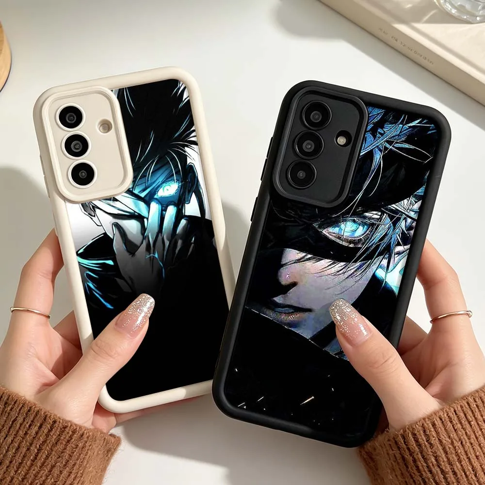 Anime Comics Jujutsu Kaisen Art Phone Case For Samsung A25 A26 A33 A57 A35 A36 A37 A51 A52 A53 A54 A55 A57 A72 A73 5G Eye Ladder